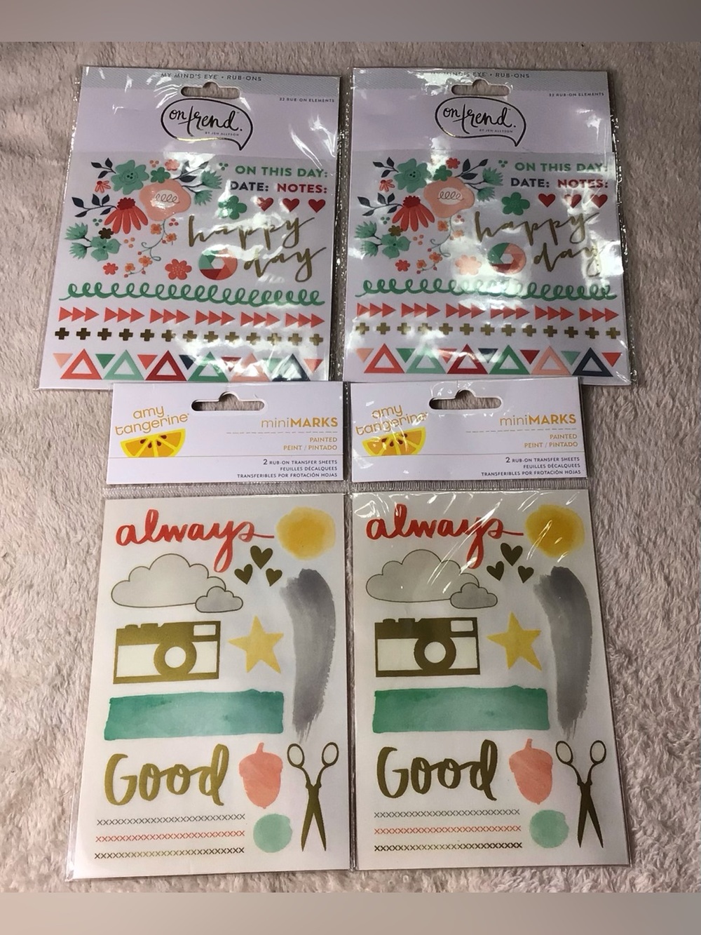 Rub-on transfers